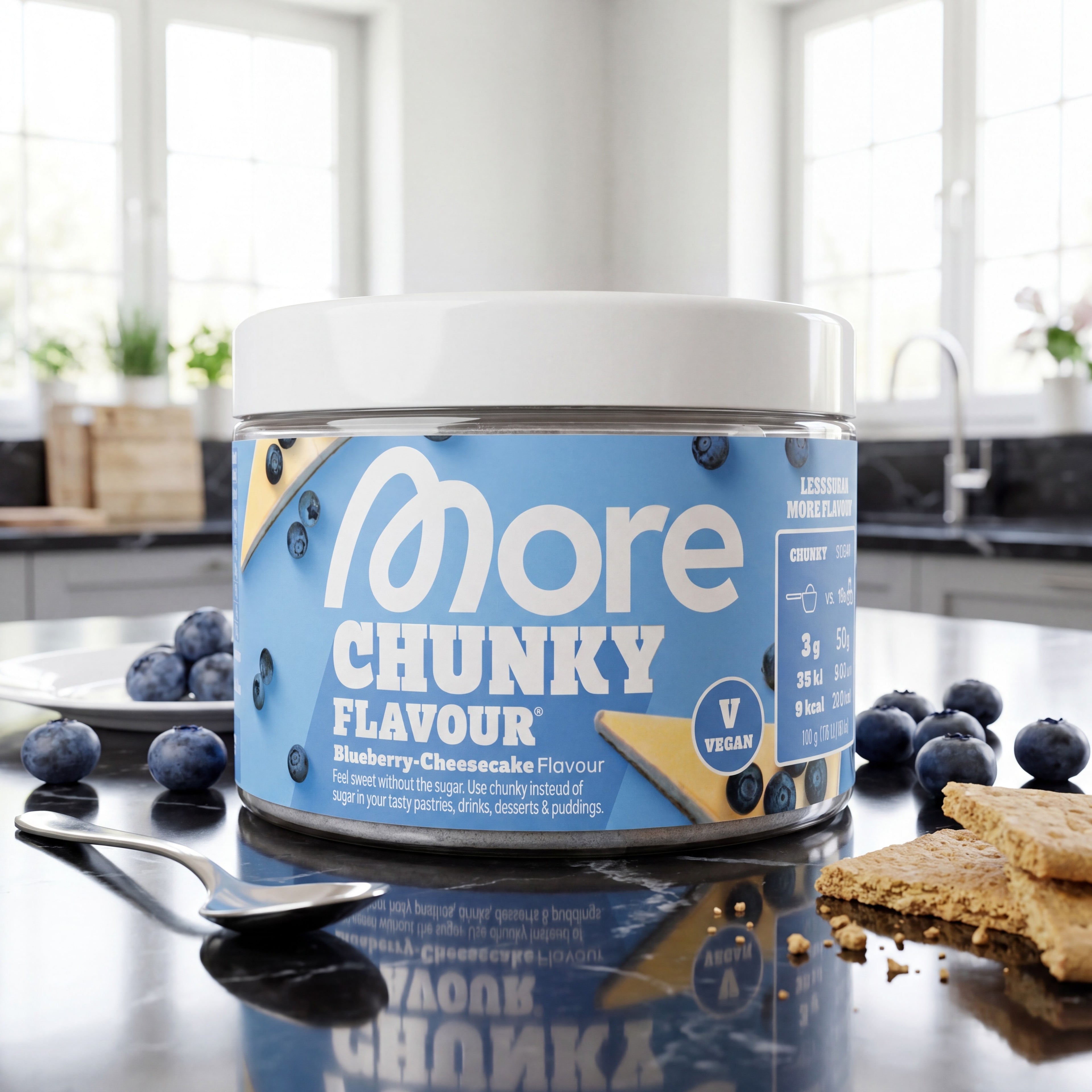 Chunky Flavour Blueberry Cheesecake – Geschmackspulver Dose