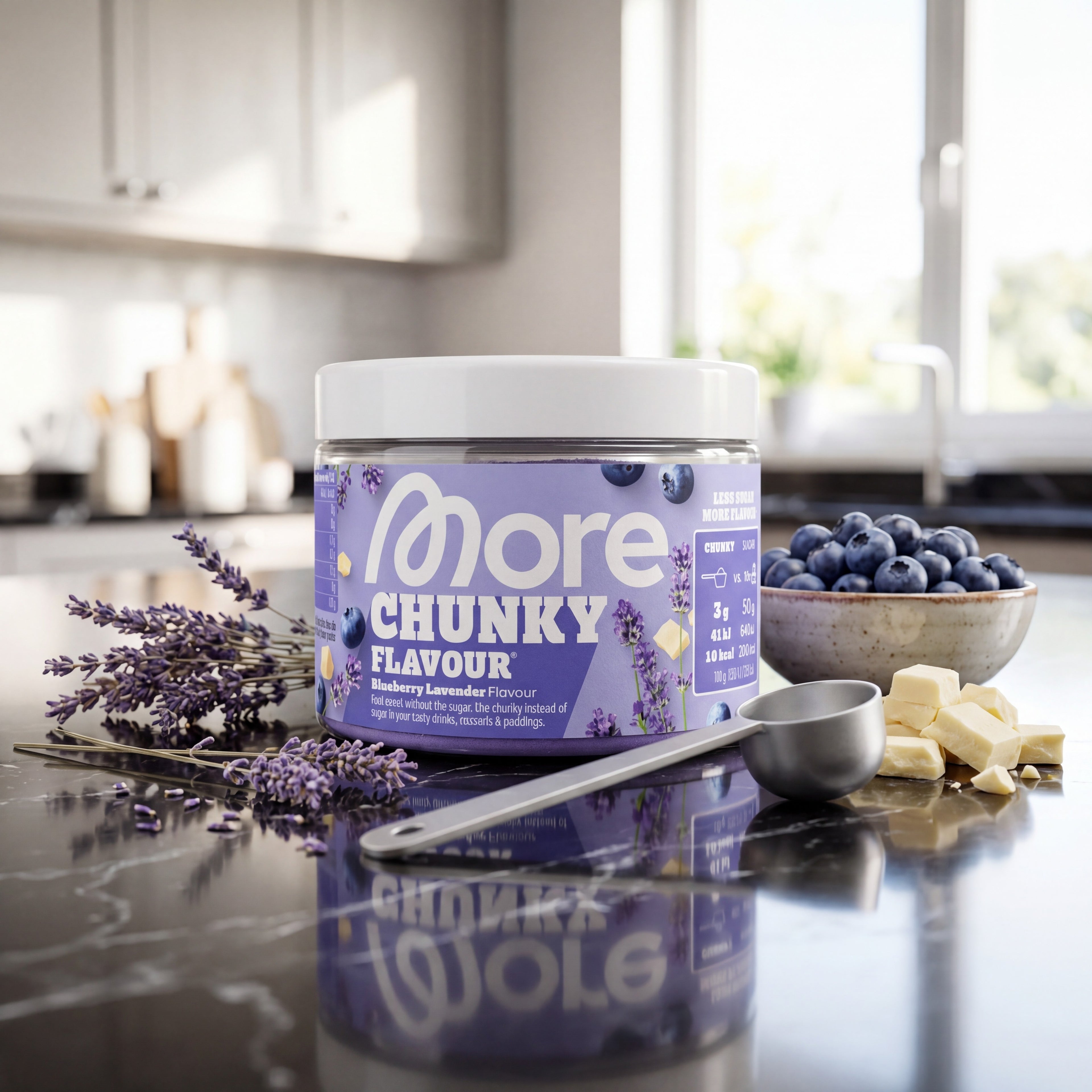 Chunky Flavour Blueberry Lavender – flavour powder tin