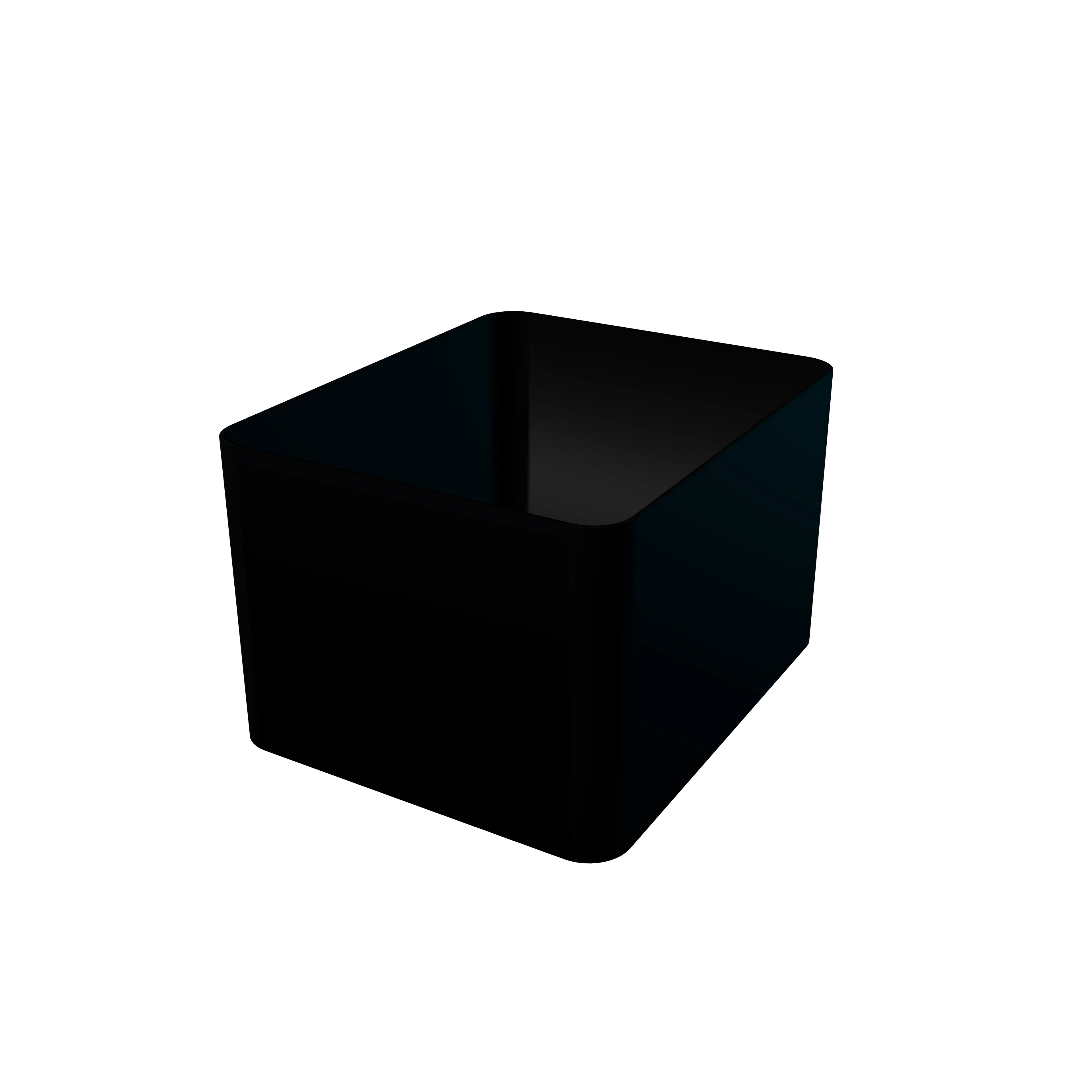 Sachet-Box in Black — 3D-gedruckte Aufbewahrungsbox für Portionsbeutel