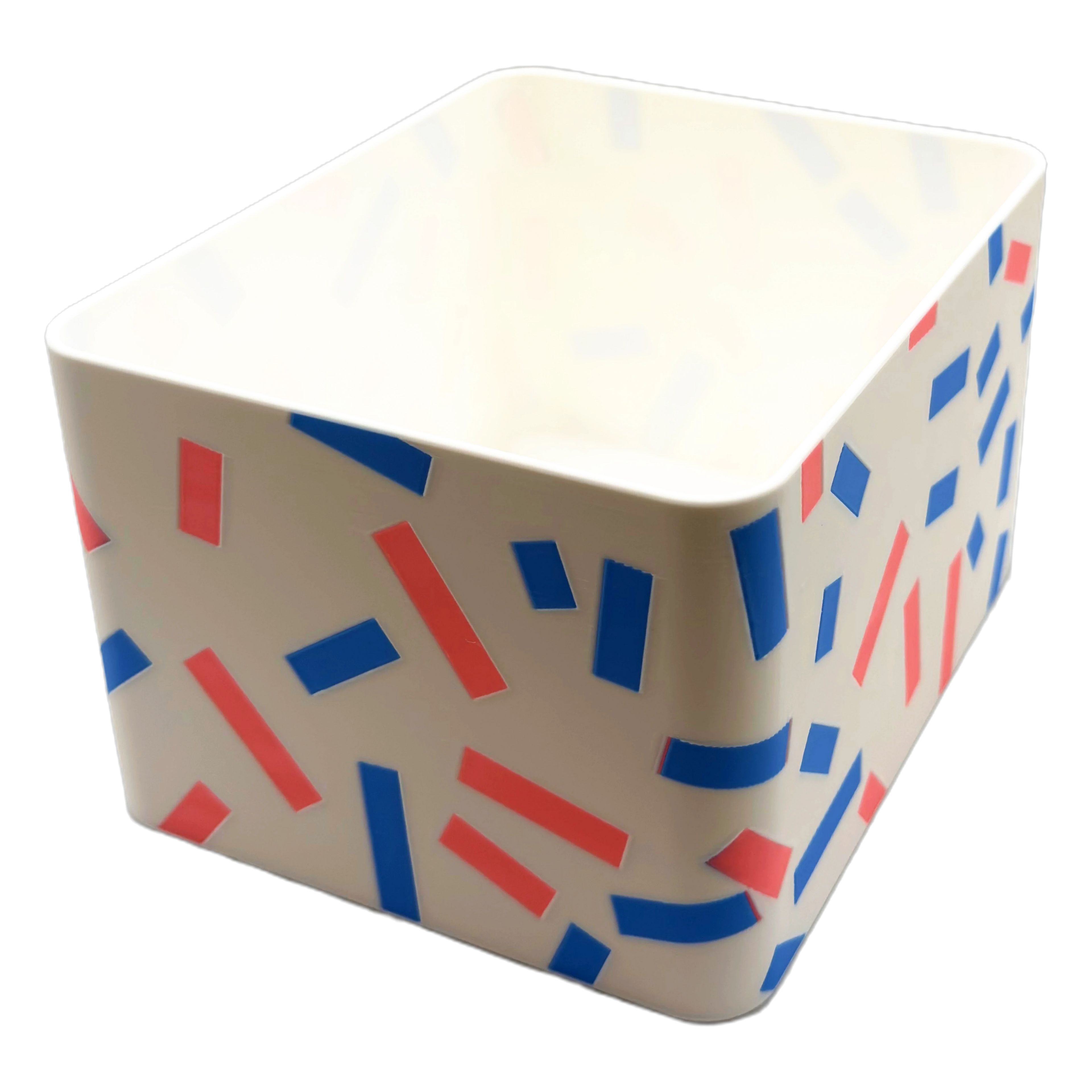 Sachet Box Leopard – 3D-printed storage box for portion sachets – product view 5