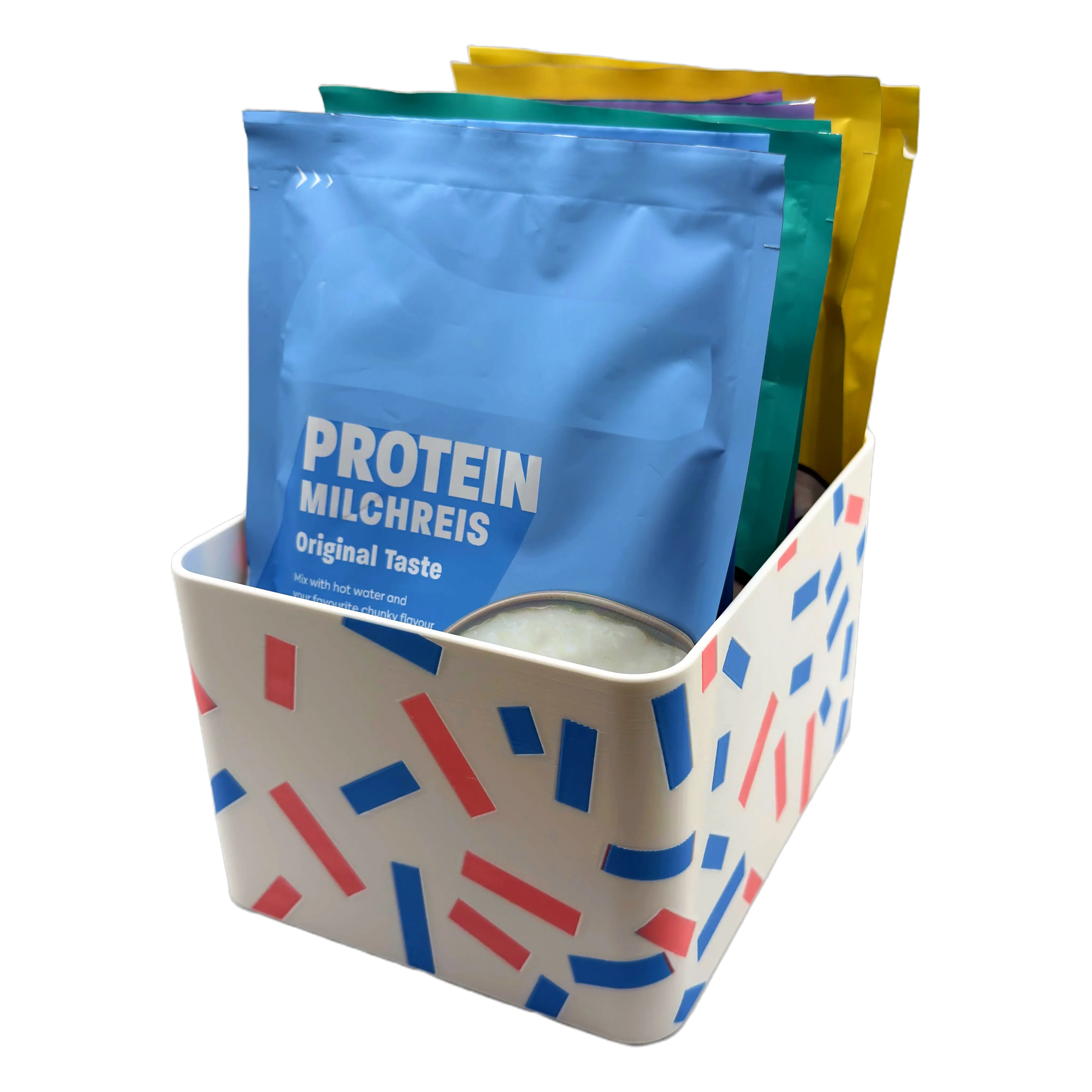 Sachet Box Leopard – 3D-printed storage box for portion sachets
