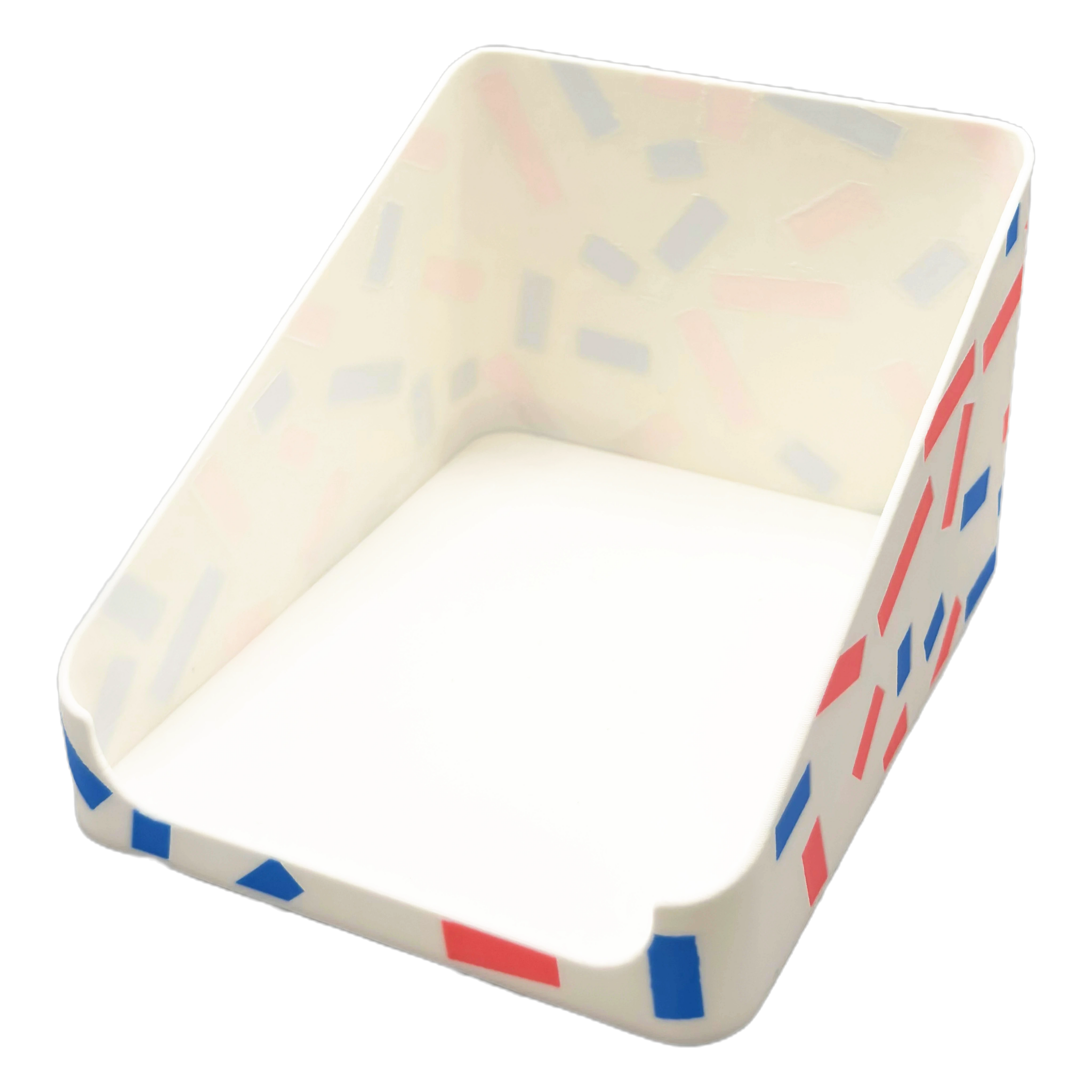 Sachet Box Leopard – 3D-printed storage box for portion sachets – product view 5