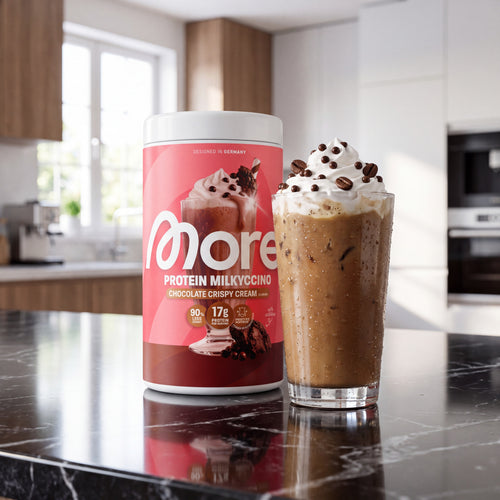 Protein Milkyccino Chocolate Crispy Cream – shake protéiné crémeux avec caféine 500 g