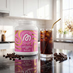 Protein Iced Coffee Dark Chocolate Lover – High-Protein-Eiskaffee-polvere von More Nutrition (Bild 2)