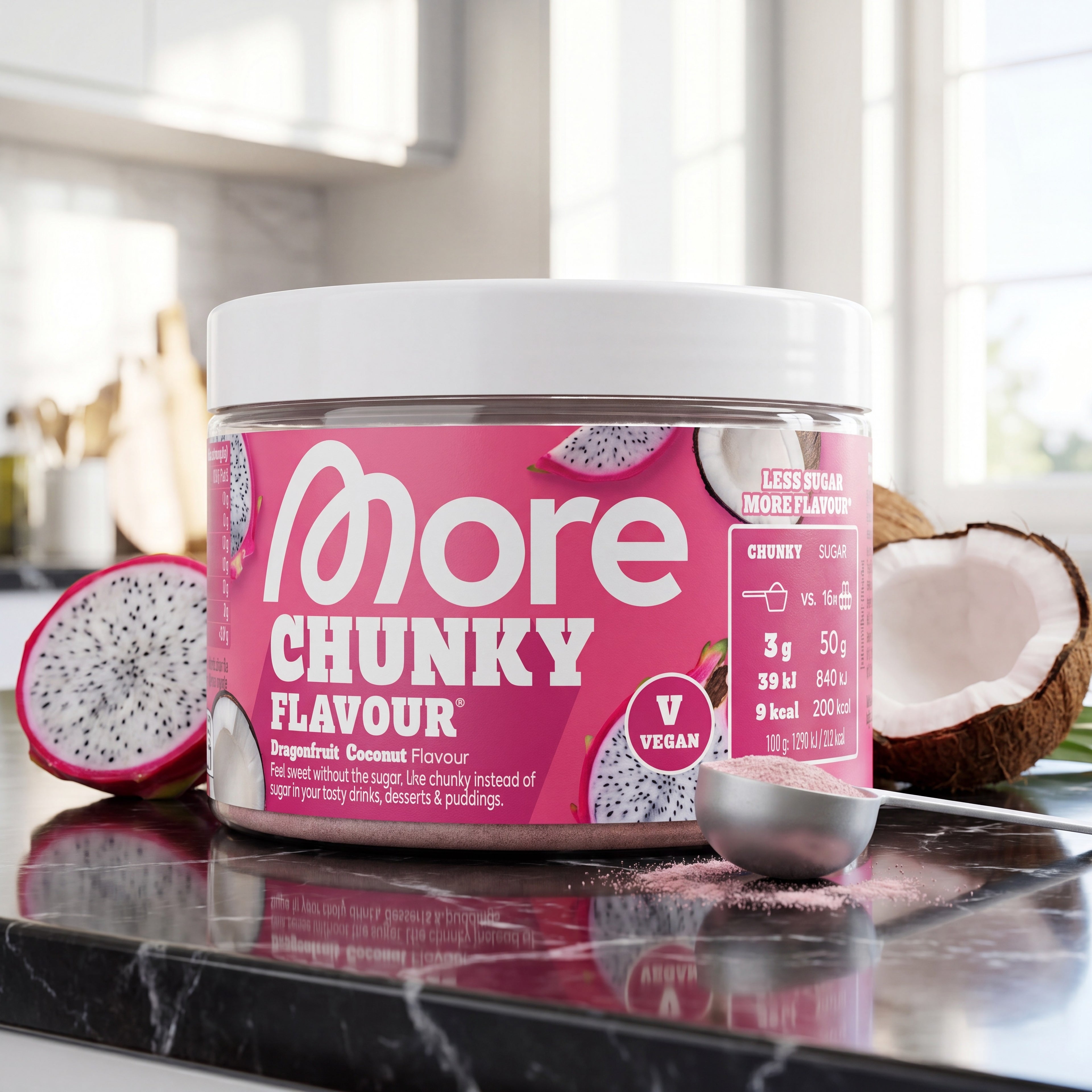 Chunky Flavour Dragonfruit Coconut – Geschmackspulver Dose