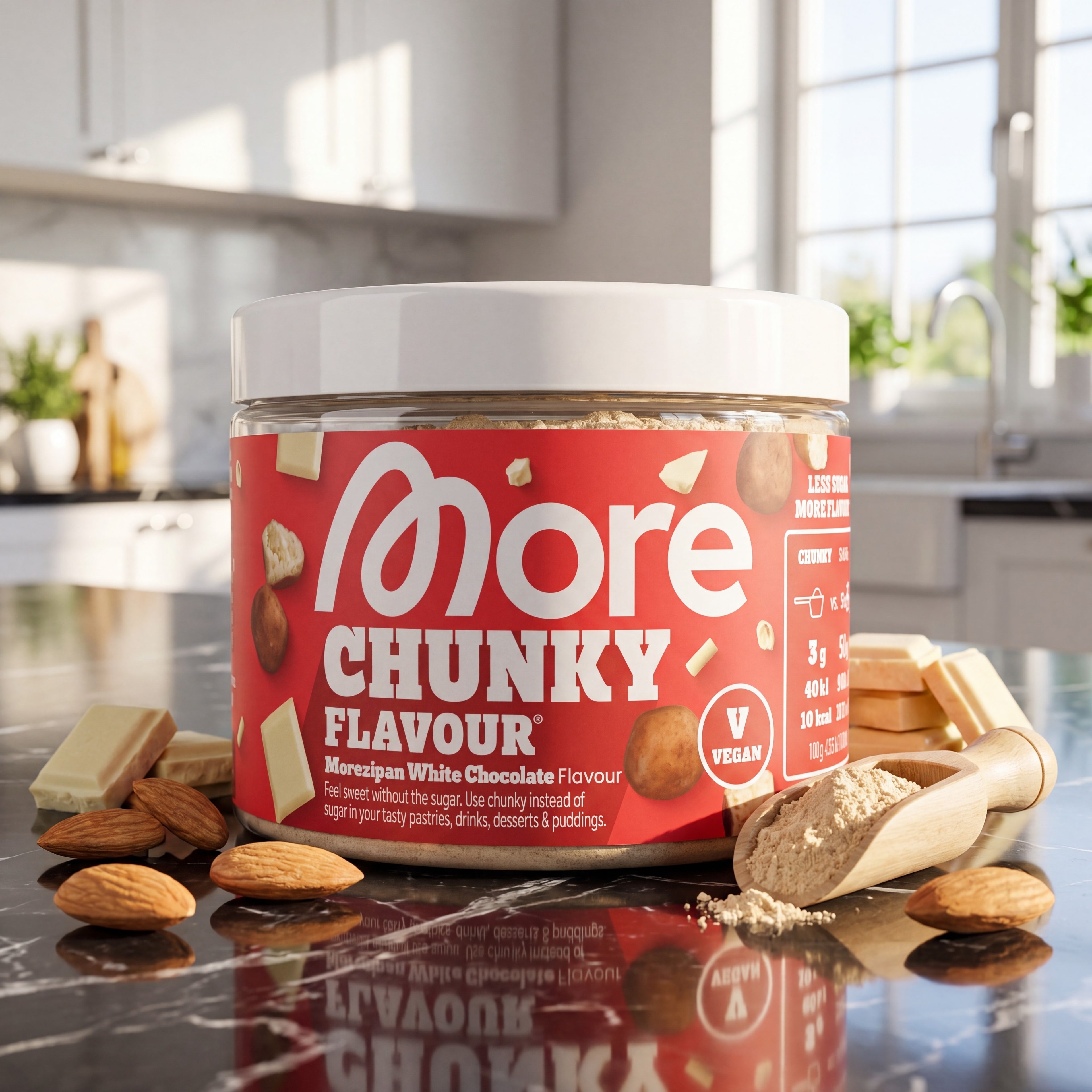 Chunky Flavour Morezipan White Chocolate – polvere aromatizzante (lattina)