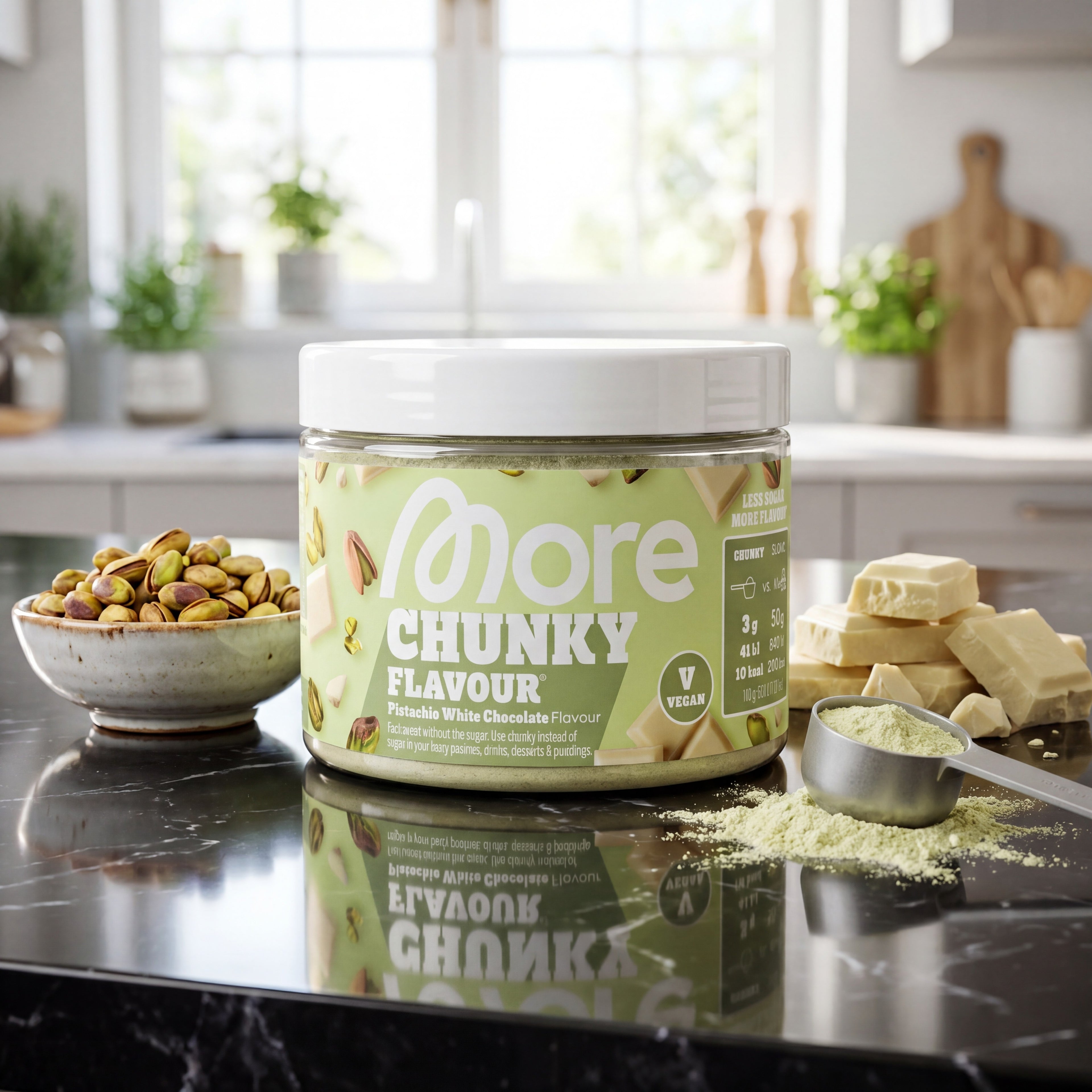 Chunky Flavour Pistachio White Chocolate – polvere aromatizzante (lattina)