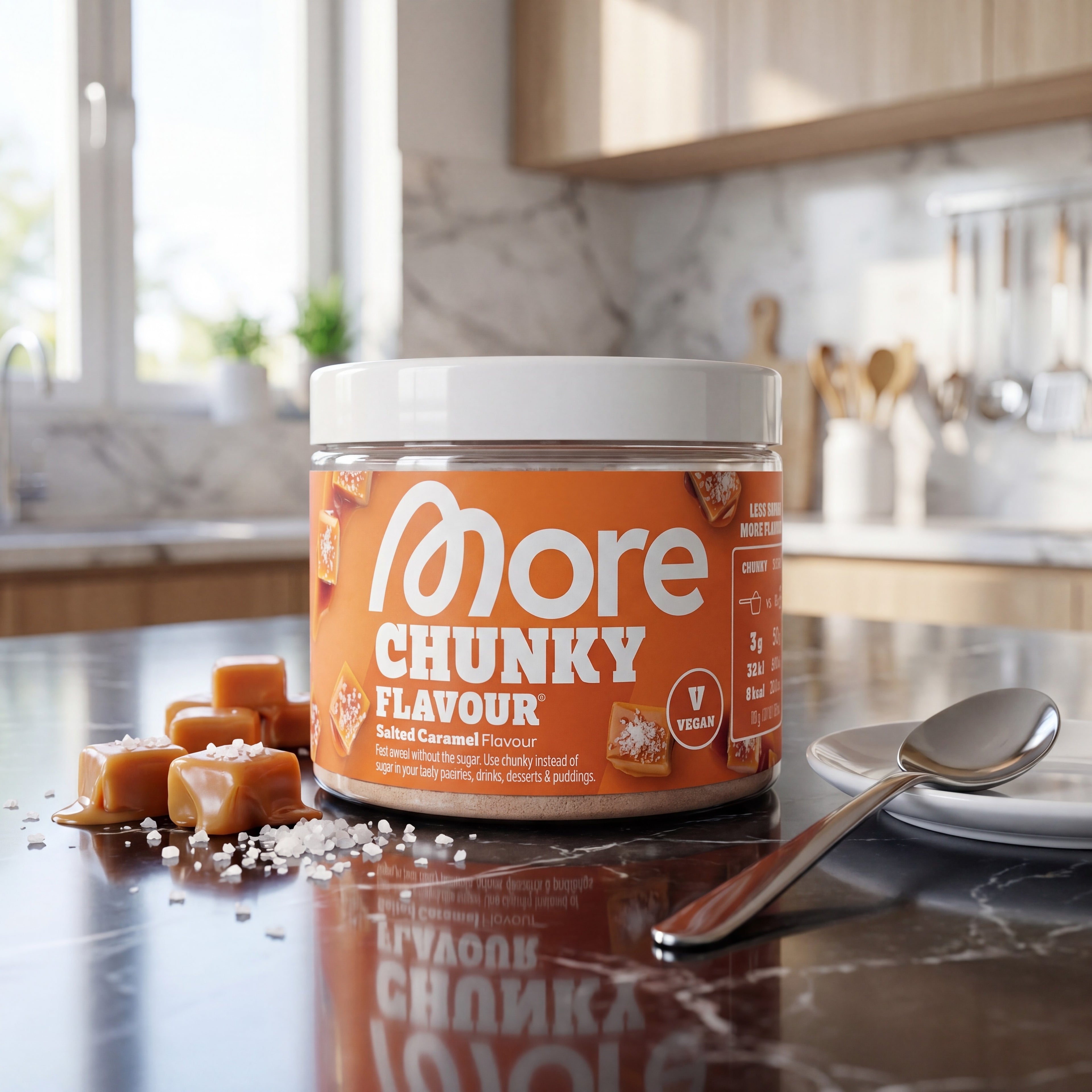 Chunky Flavour Salted Caramel – polvere aromatizzante (lattina)