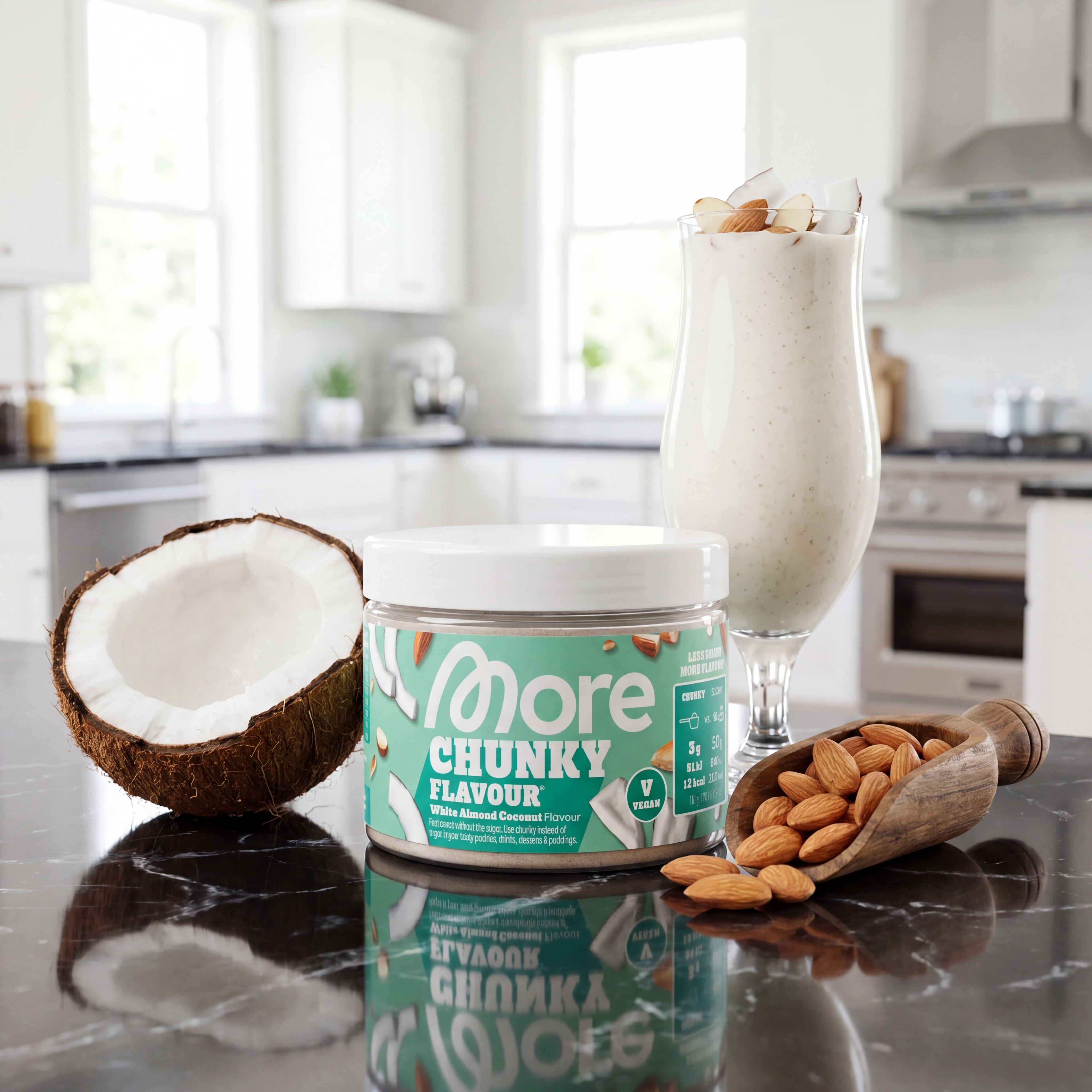 Chunky Flavour White Almond Coconut – smaakpoeder blik