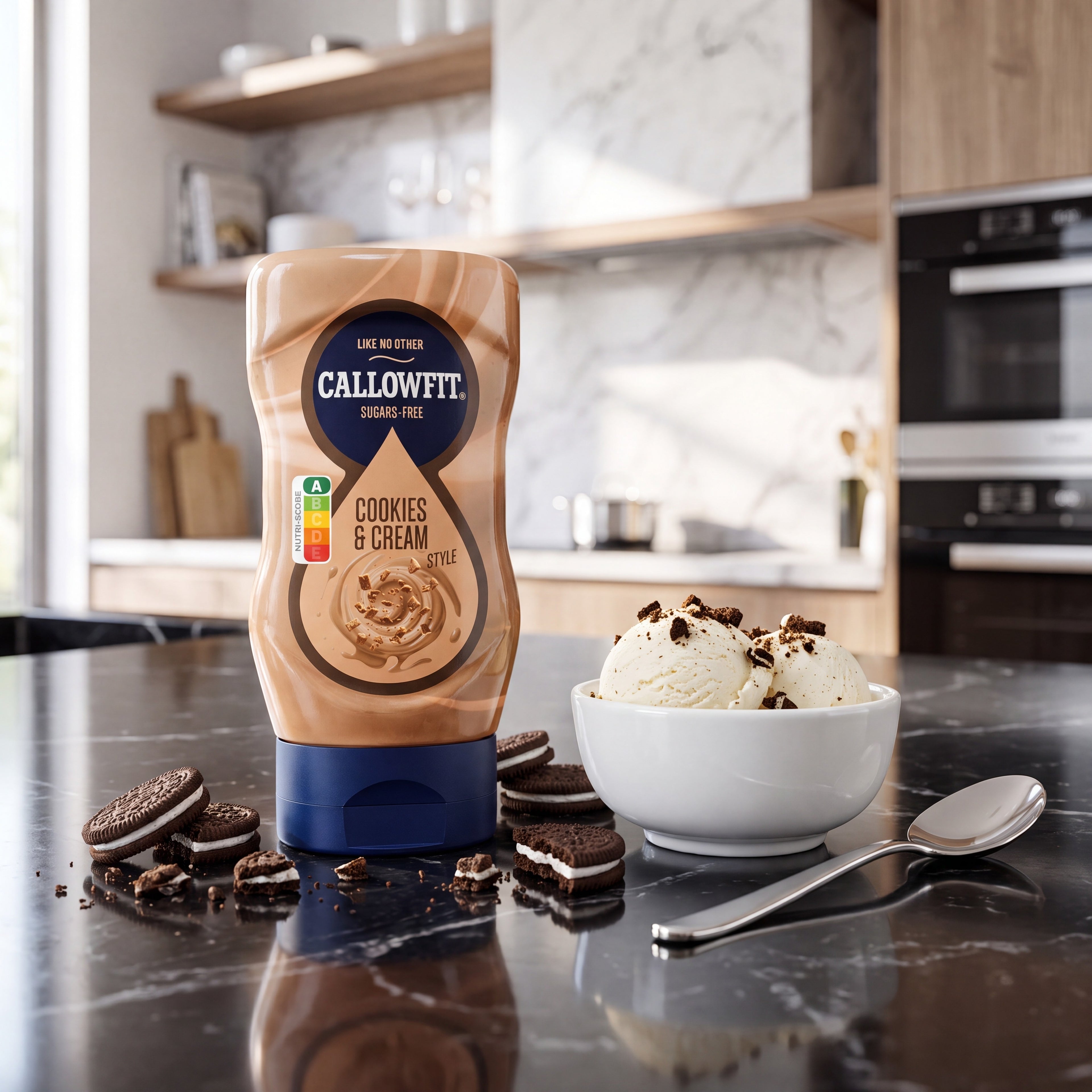 Callowfit Cookies & Cream Style – salsa ipocalorica senza zuccheri aggiunti