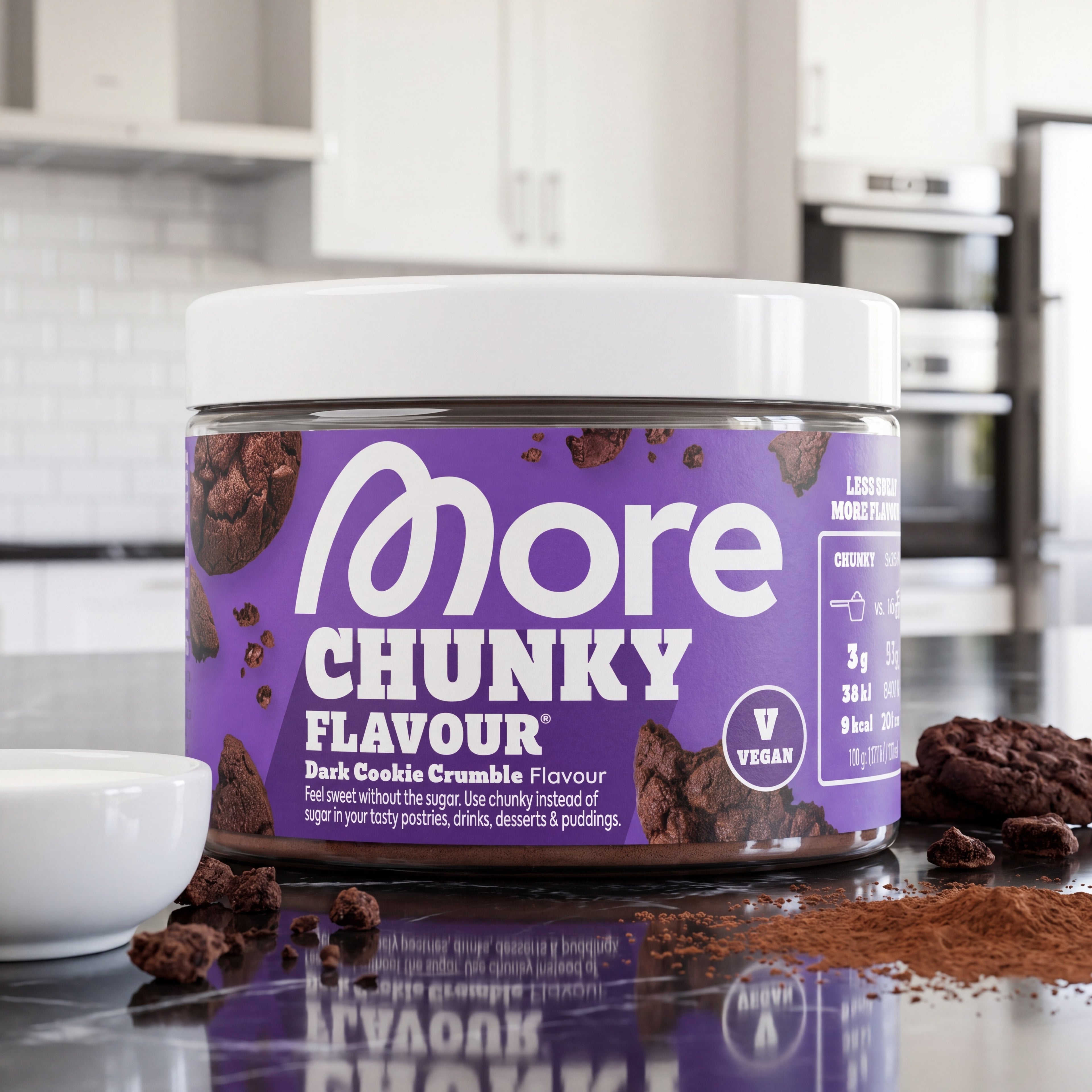 Chunky Flavour Dark Cookie Crumble – polvere aromatizzante (lattina)