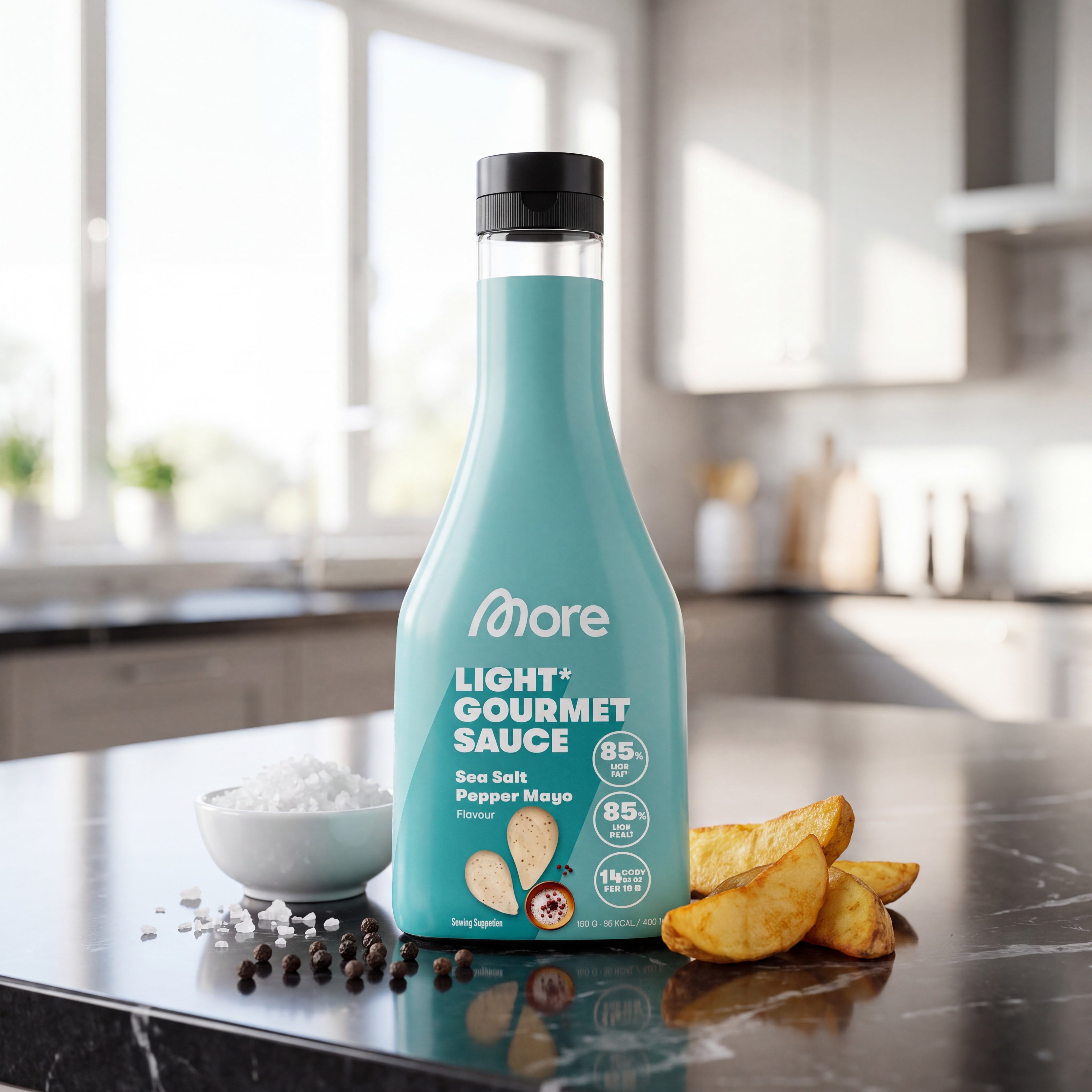 Light Sauce Sea Salt Pepper Mayo – sauce gourmet allégée