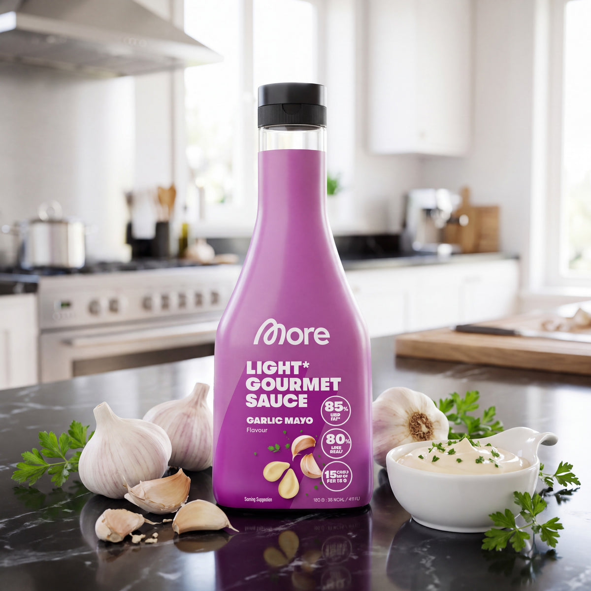 Light Sauce Garlic Mayo – salsa gourmet ipocalorica