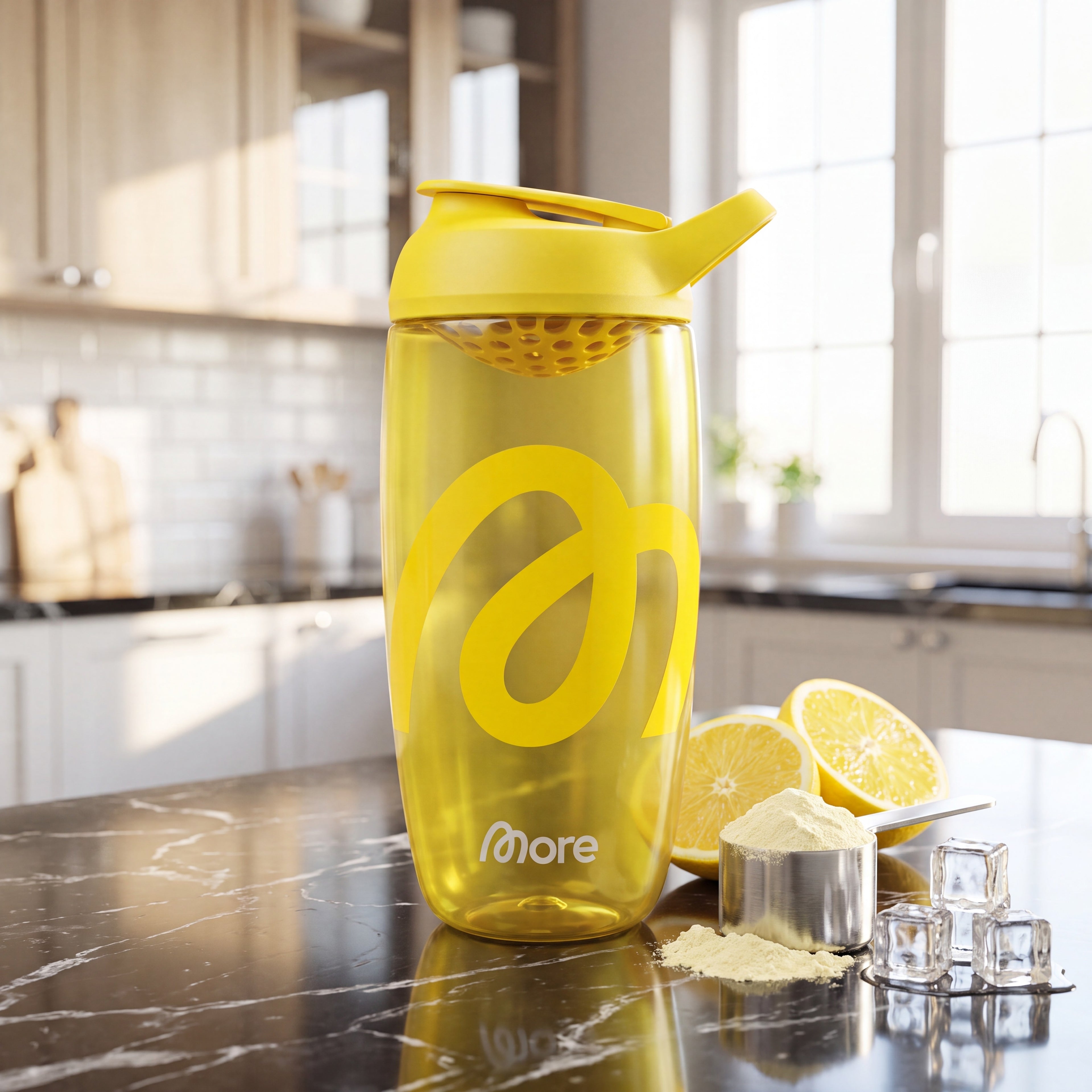 More Shaker White Pink Monogram – fitnessdrinkfles