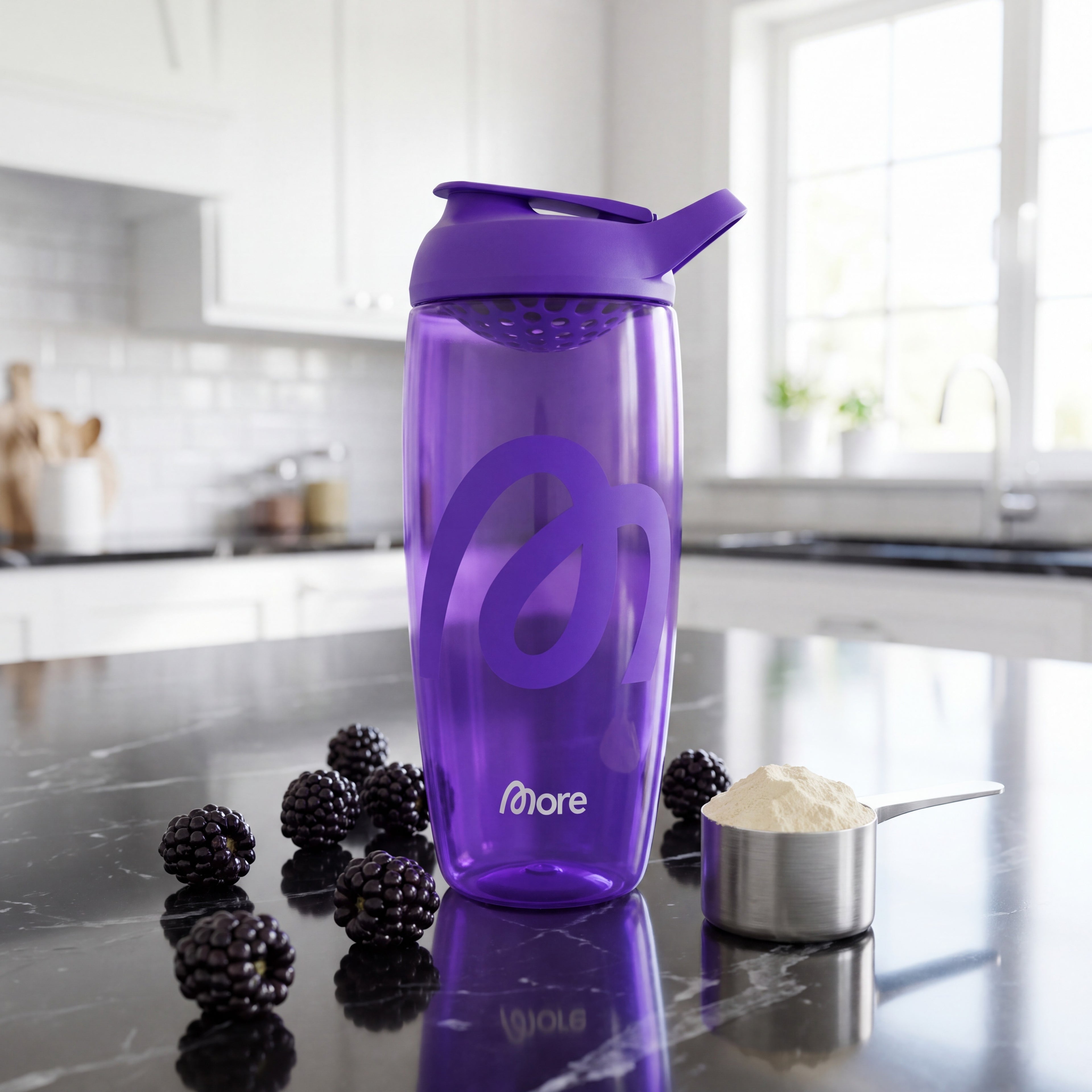 More Shaker Lollipop Red (MAX) – Fitness-Trinkflasche