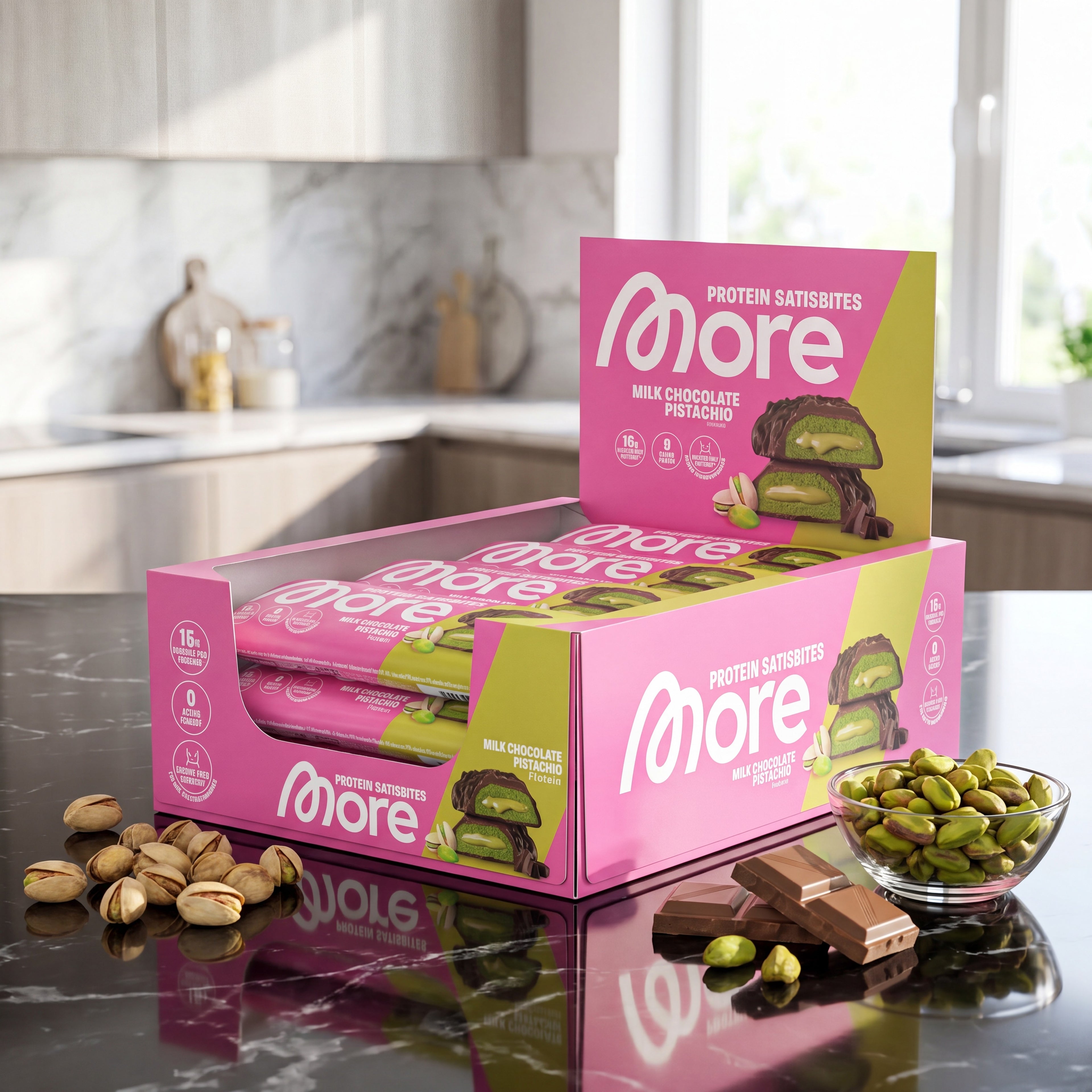 Satisbites Dark Cookie Crumble – protein bar
