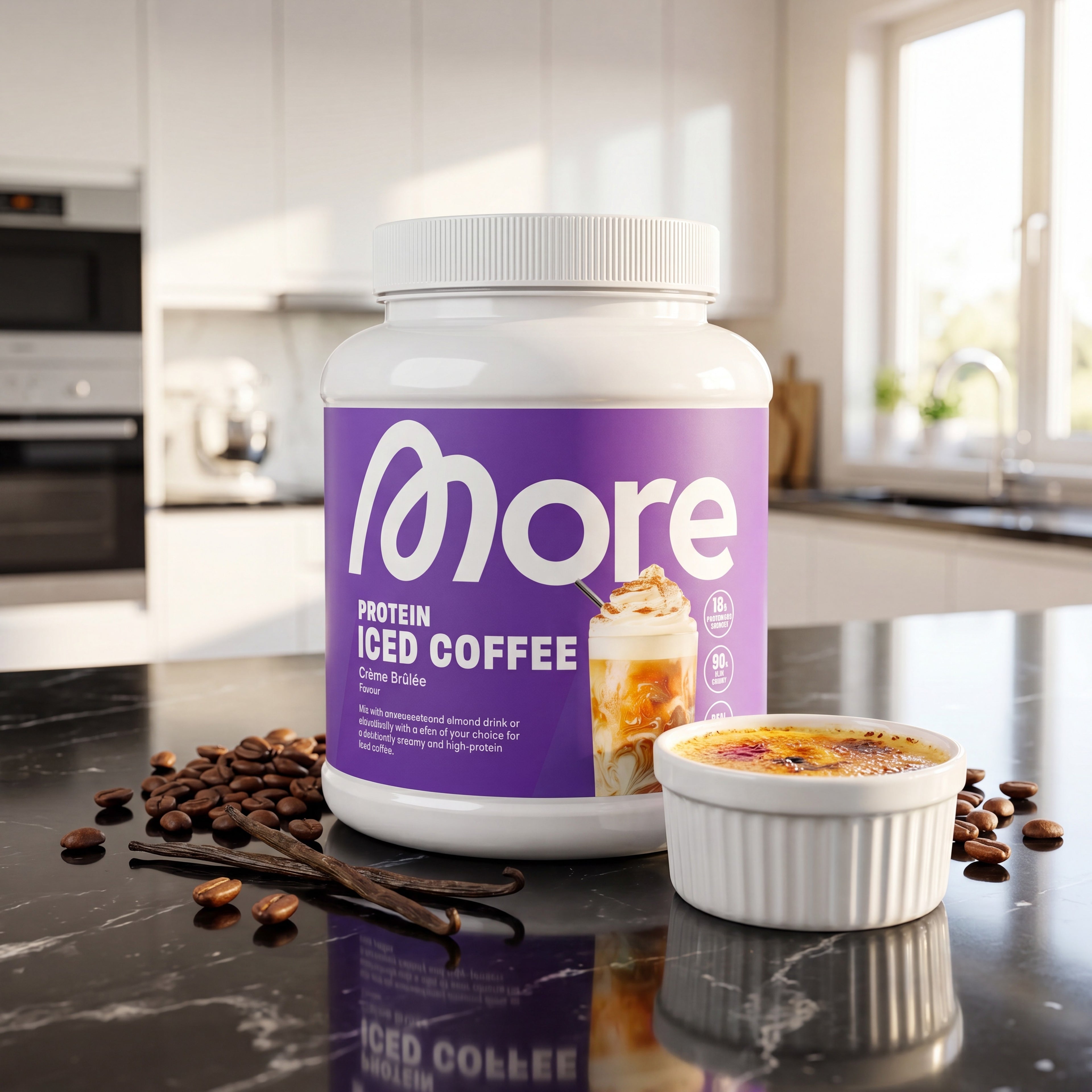 Protein Iced Coffee Crème Brûlée [aiimg116]