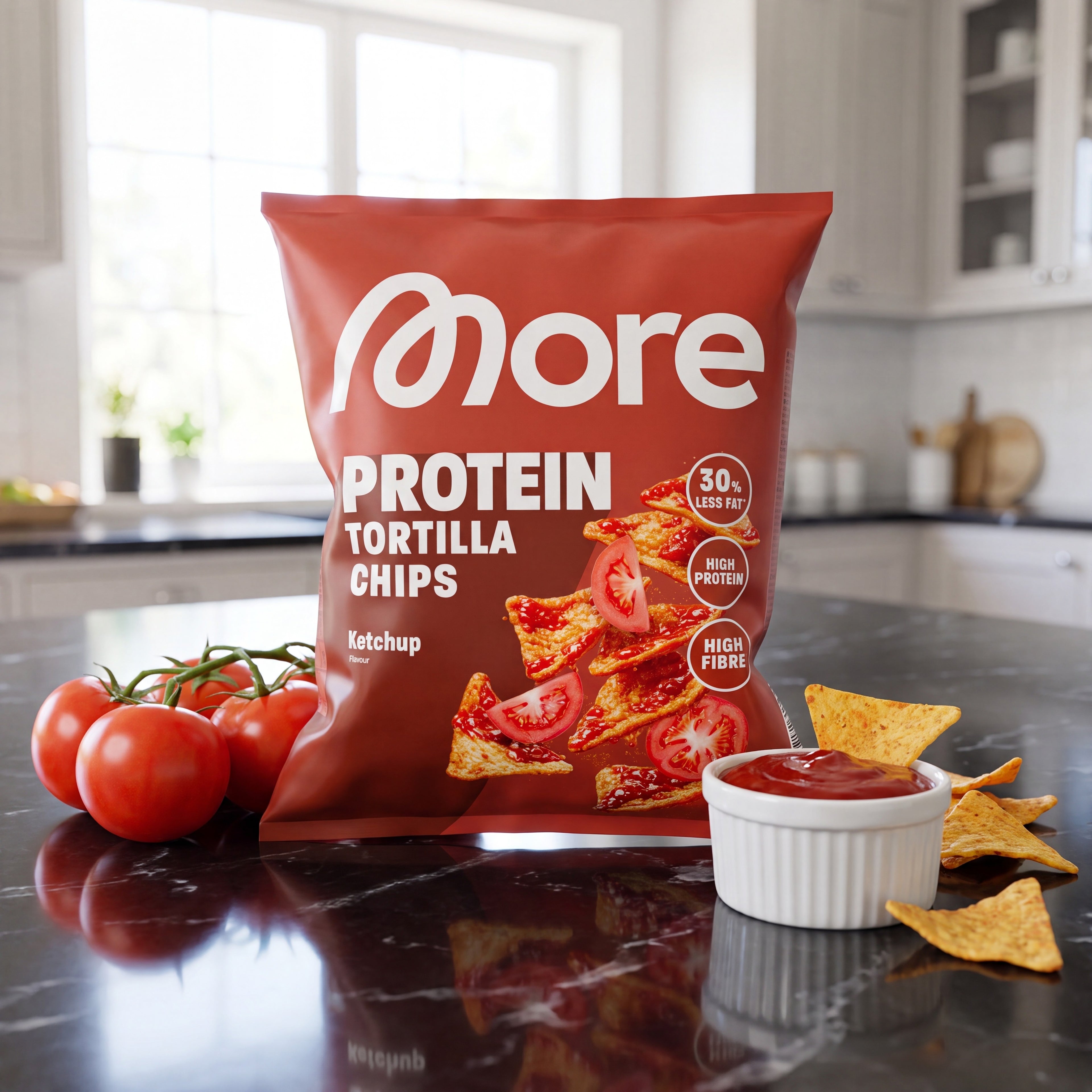 Protein Tortilla Chips Ketchup – sacchetto