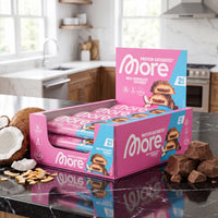 More Protein Satisbites Milk Chocolate Coconut – Proteinriegel
