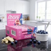 More Protein Satisbites White Chocolate Blueberry Cheesecake – Proteinriegel