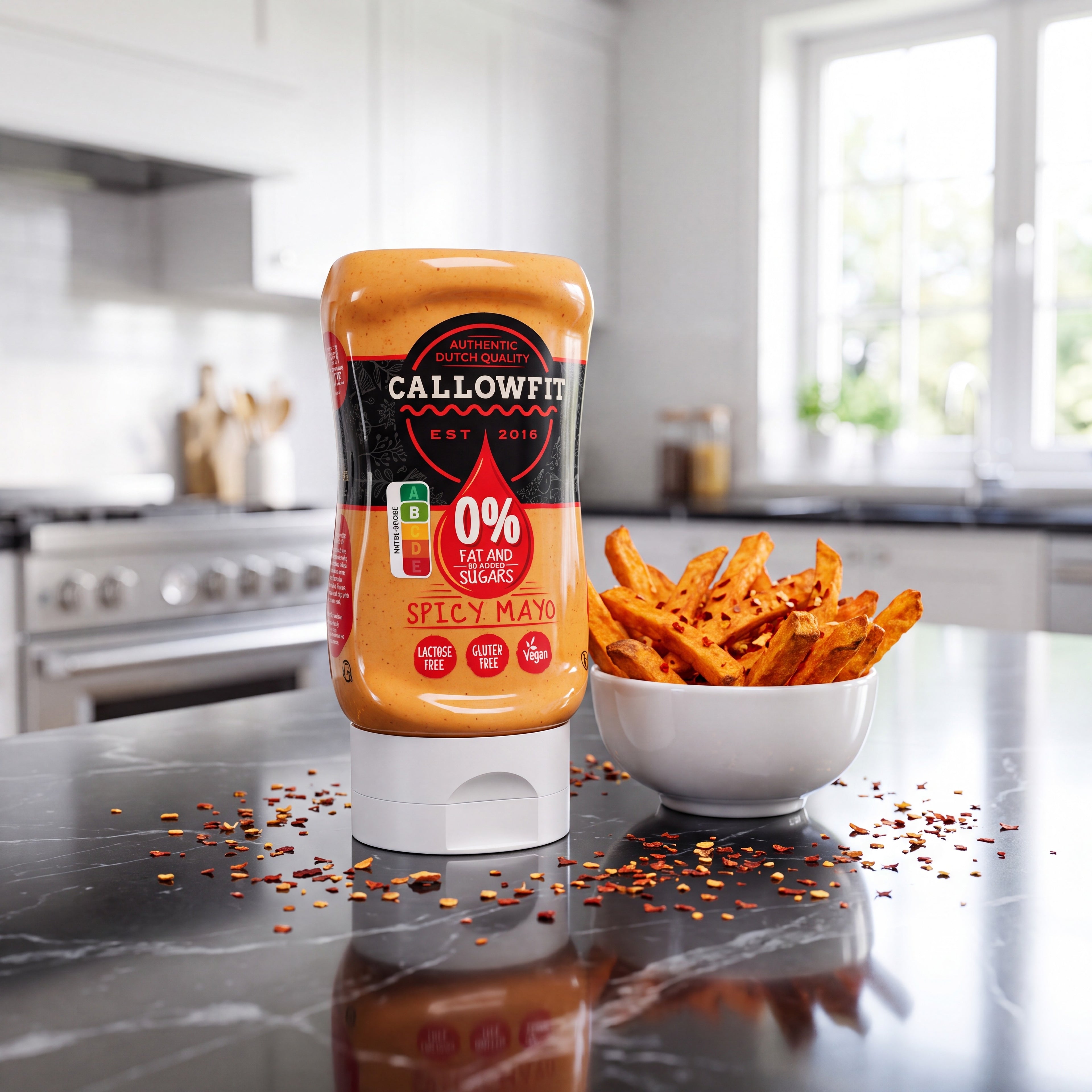 Callowfit Garlic – salsa baja en calorías sin azúcares añadidos