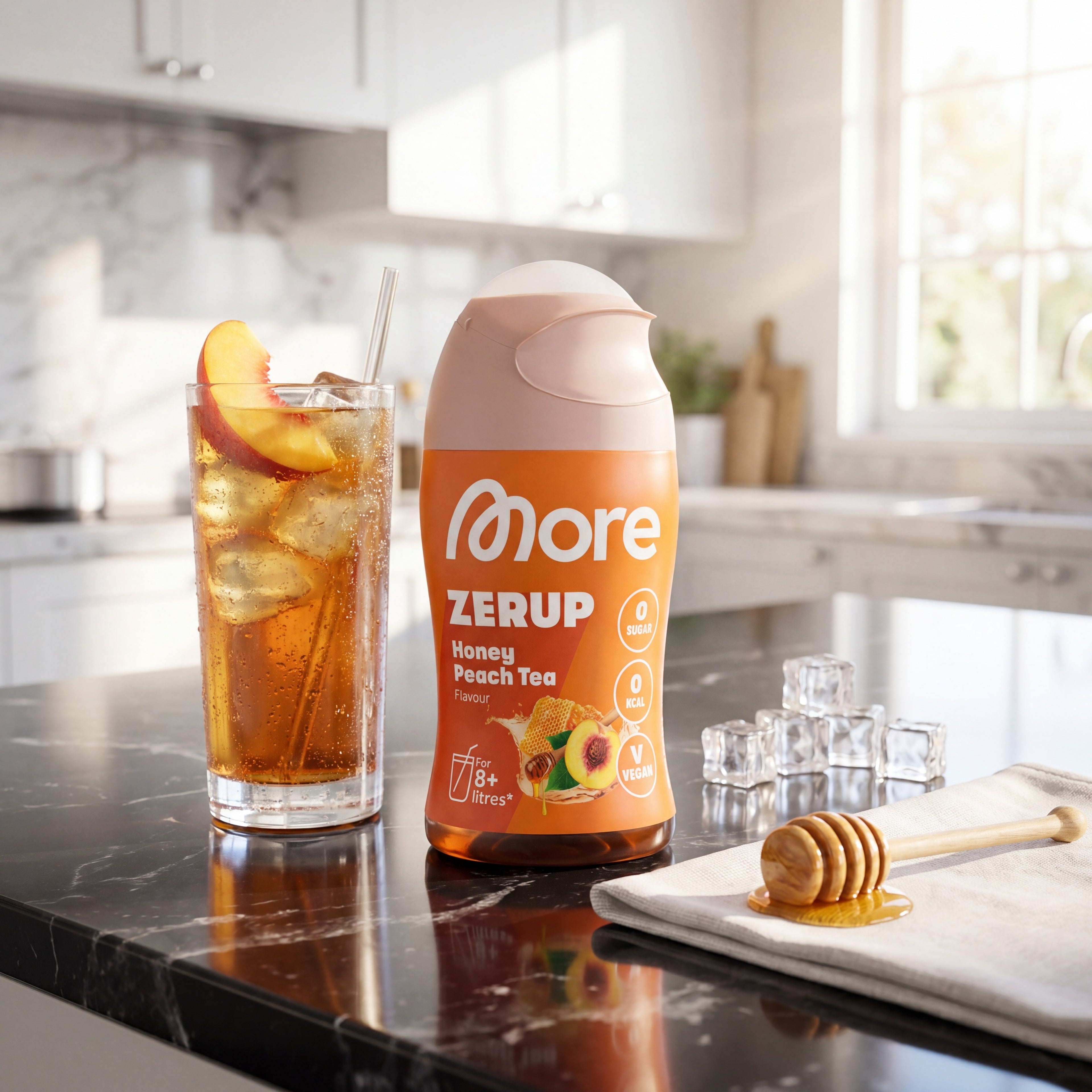 Zerup Honey Peach Tea – Getränkesirup ohne Zucker
