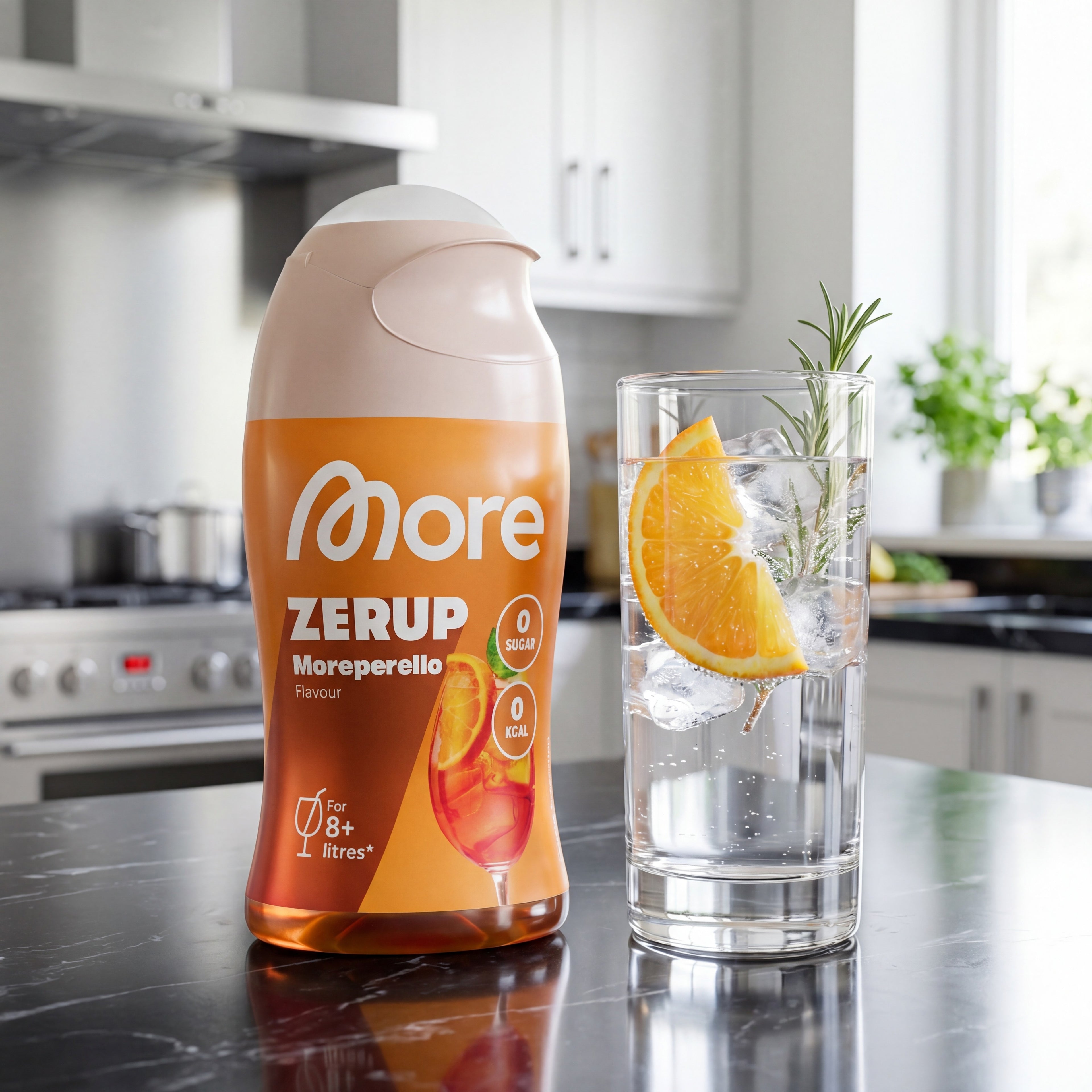 Zerup - Zero Sirup Moreperello – botella de sirope