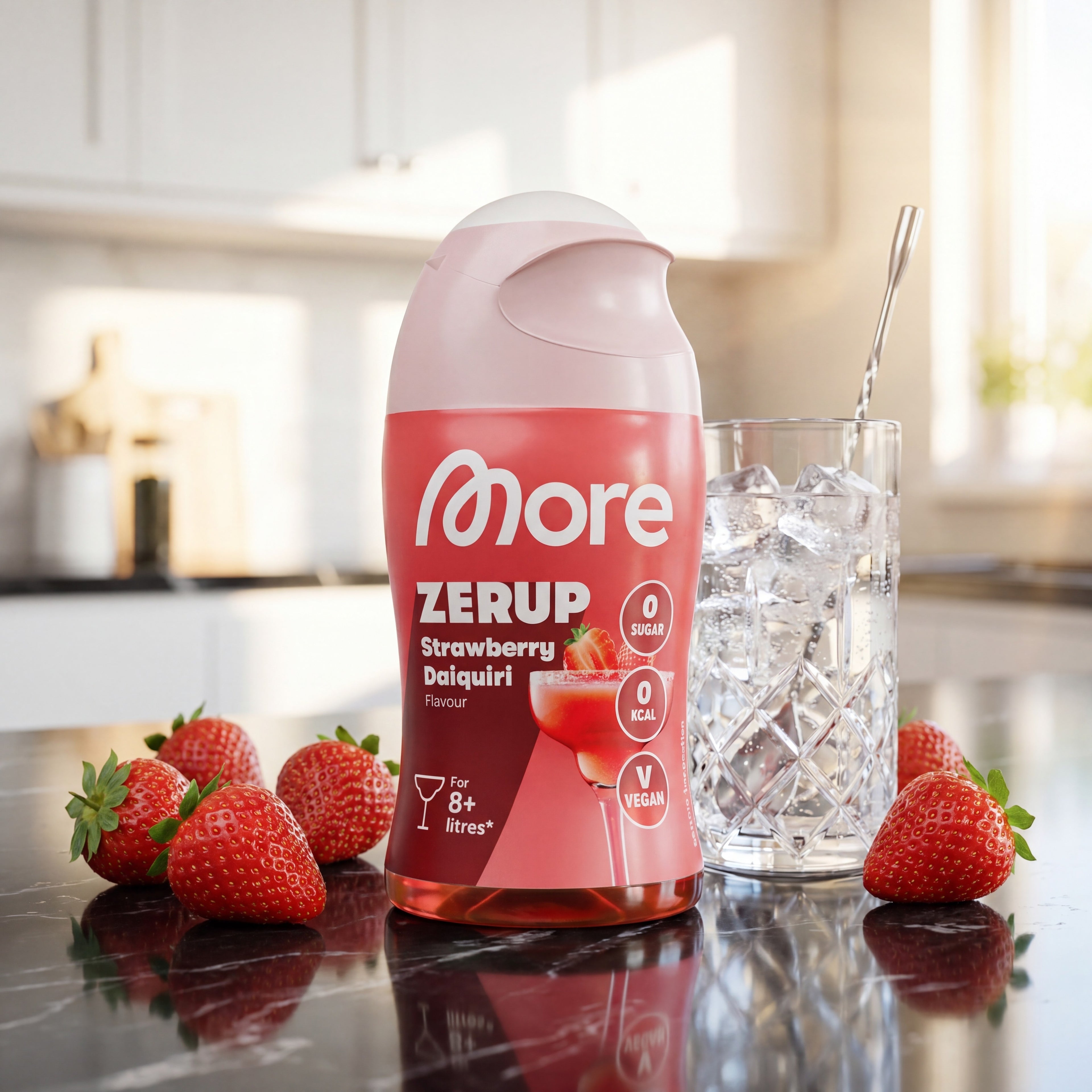 Zerup - Zero Sirup Strawberry-Daiquiri – botella de sirope