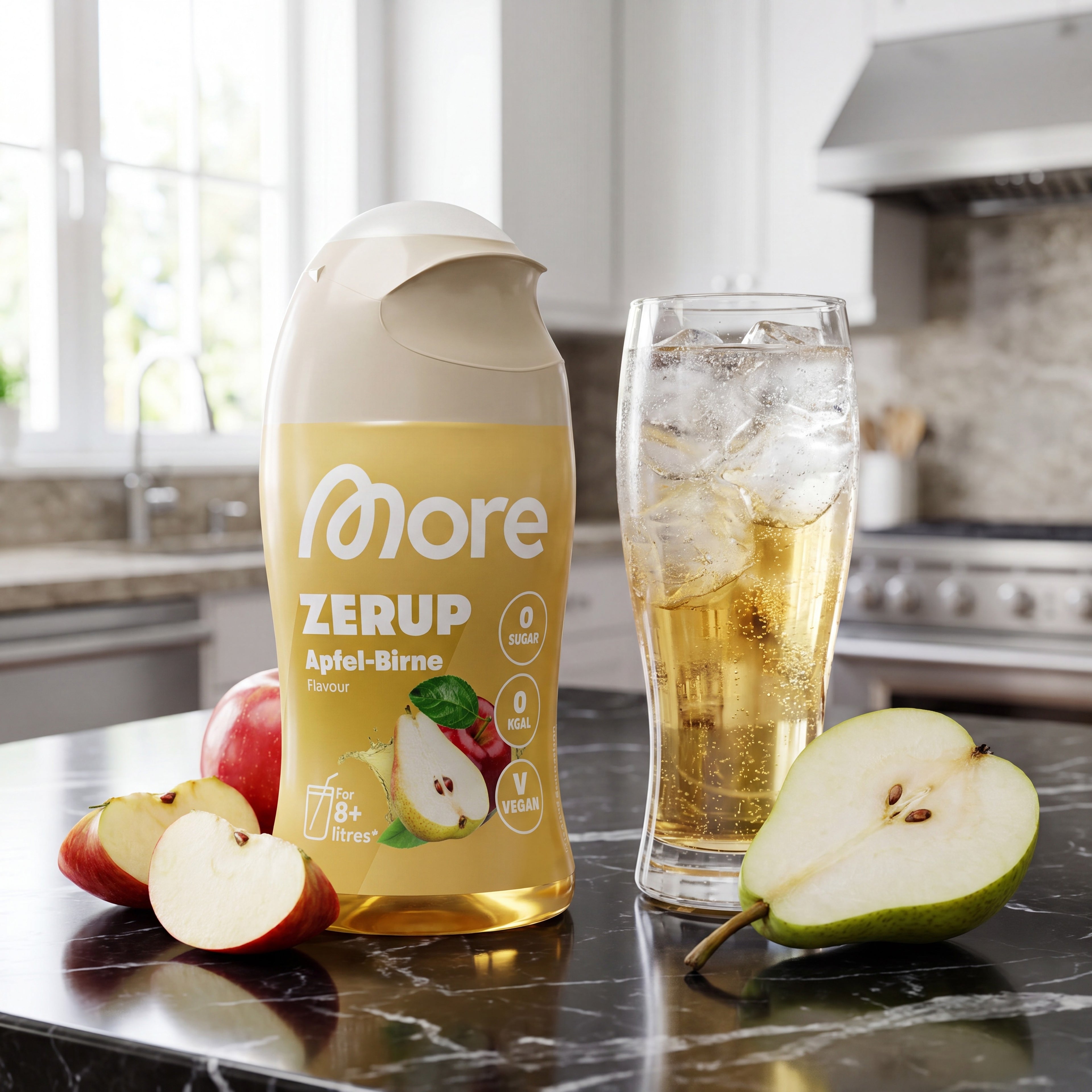 Zerup Apfel-Birne – Getränkesirup ohne Zucker