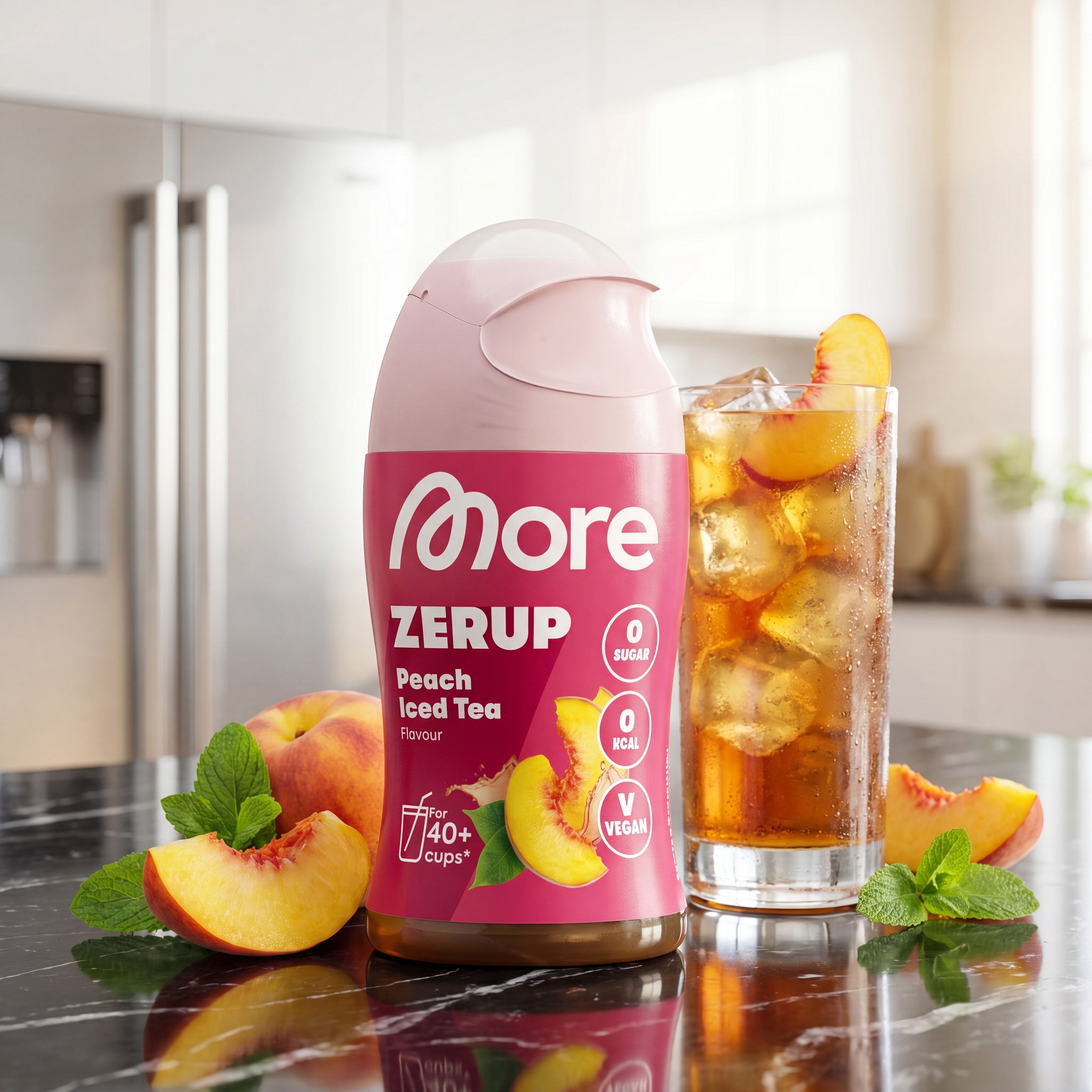 Zerup Peach Iced Tea – Getränkesirup ohne Zucker
