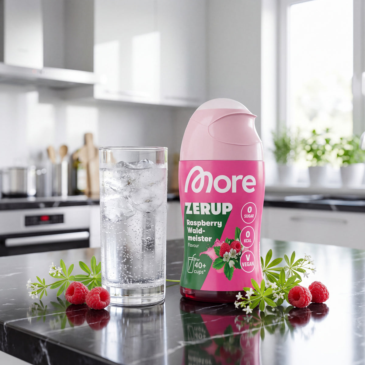 Zerup Raspberry Waldmeister – sugar-free drink syrup